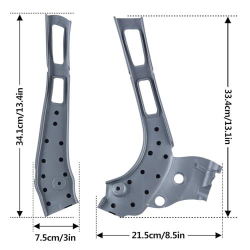 image for NOBIMOTO YZ250 Frame Guards Motorcycles Cover Protector Protection for
