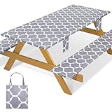 memKiya Fitted Waterproof Picnic Table...