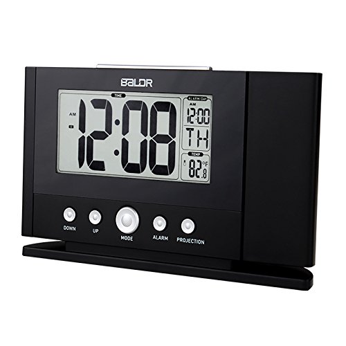 Shuangklei Reloj Despertador Con Proyección Constante A La Pared ...