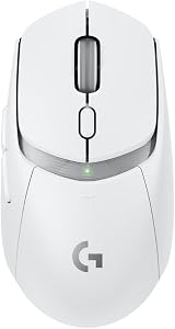 Logitech G309 Ratón inalámbrico Lightspeed para Gaming, Ligero, interruptores híbridos LIGHTFORCE, Sensor Hero 25K, 300+ Horas con una batería AA, 6 Botones programables, PC y Mac – Blanco
