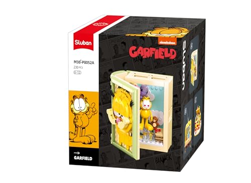 Sluban Garfield - Gioco da costruzione, 230 pezzi, Nickelodeon, modello M38-P8052A, per bambini 6-12 anni