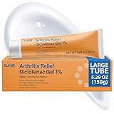 Curist Diclofenac Sodium Topical Gel 1 Percent 150g for Arthritis Pain - Joint Pain Relief for Hand/Foot Pain, Knee/Elbow Pain & Ankle Pain - 1% - 5.29oz