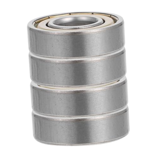 LEDMOMO 4個 車椅子のホイールベアリング 車椅子のベアリング フォークステムベアリング 前輪ベアリング 交換用ベアリング 前輪フォークベアリング 車椅子部品 小さなホイールベアリング 鋼