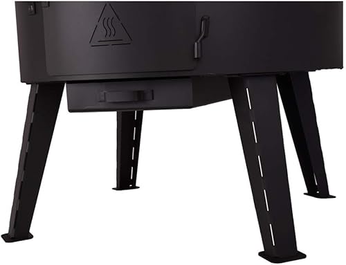 Miniatura 5 de Horno de fuego de leña para Kazan Uchag (horno) para estufa de horno Kazan, 18.5 x 15.55 x 18.3 pulgadas, sartén de hierro fundido con tapa, olla de