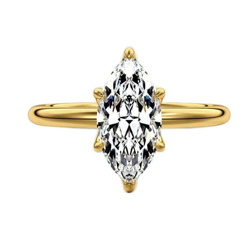 Bague solitaire en argent sterling 925 idéal pour briller en soirée avec style LK_DHR_0441
