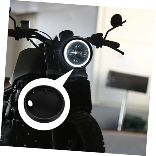 Phare noir mat Cabilock avec éclairage LED rétro pour une installation facile
