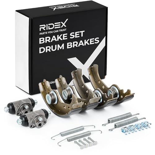 RIDEX 3859B0209 Kit de freins à tambour Arrière avec cylindre de roue Compatible avec FIAT Panda I 3/5 portes 141