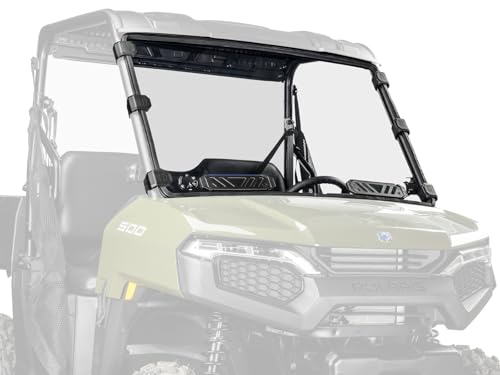 SuperATV Vented Full Windshield Compatible With Polaris Ranger 500