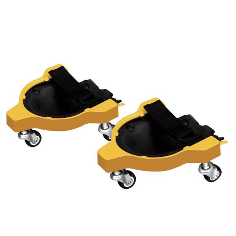 Genouillères roulantes avec Roues Pivotantes 360° Ajustables
