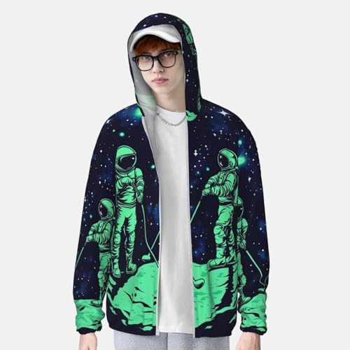 UPF 50+ Sun Protection Hoodie Long Sleeve Glow in The Dark Sun Shirt Rash Guard Fishing Shirts for Men4