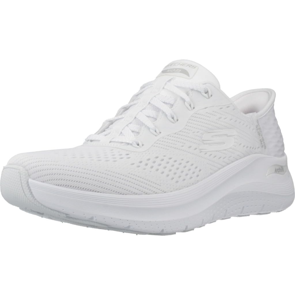 sin Cordones Arch Fit 2.0-Easy ChicSneaker, Malla y Ribete Claro…