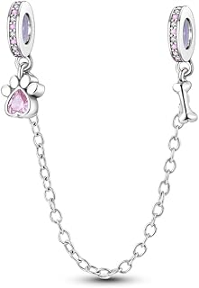 Birthday ADHD Mental Health Safety Chain Cat Mom Bible Travel Egyptian Hamsa Love Heart Memorial Bead Pendant 925 Sterling Silver Dangle Compatible With Pandora Moments Charm Bracelet