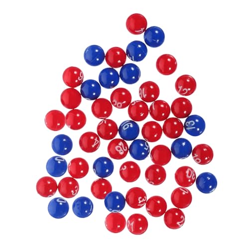 NAMOARLY Portable Plastic Bingo Balls 1 Pack Numbered for Easy Identification in Games