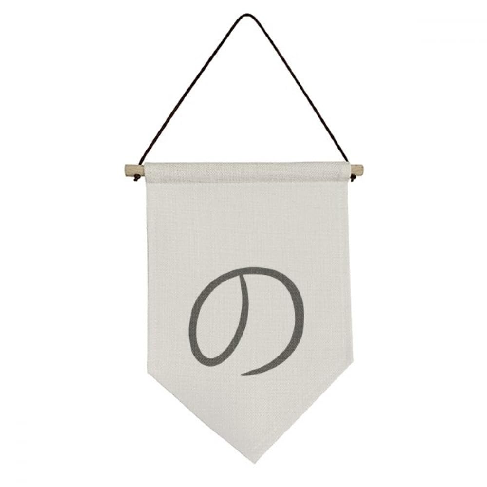 Drapeau japonais Hiragana ornement textile suspendu sans cadre rigide