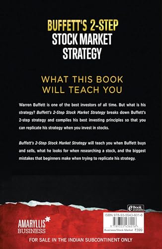 Image of Buffett's 2-Step Stock Market Strategy: Know When To Buy A Stock, Become A Millionaire, Get The Highest Returns (English)