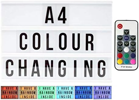 A4 Cinematic Light Box Sign