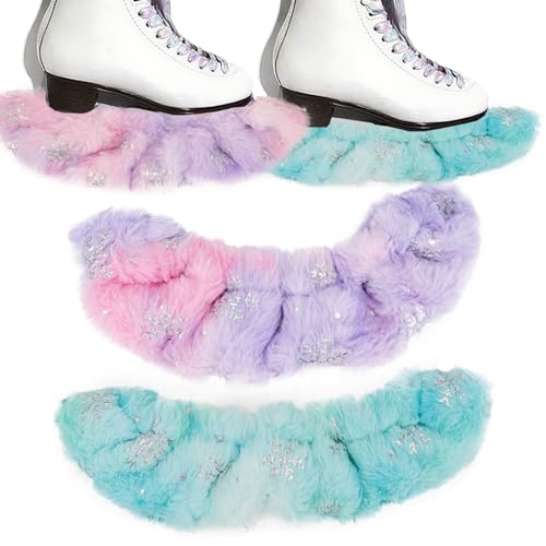 RidingRush Ice Skate Soakers 1 Pair Plush Blade Covers for Figure &...