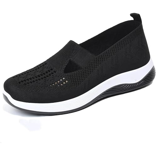 Womens Shoes Slip Ons Dressy Women's Walking Shoes Cushion Comfortable Running Tennis Non-Slip Workout Gym Sports Athletic Breathable Fashion Sneakers