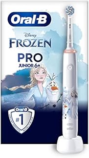 Oral-B Szczoteczki Elektryczne, Zestaw 2 Sztuk, Familijna Edycja,1 Szczoteczka Elektryczna Oral-B Pro Seria 1 i 1 Szczoteczka Elektryczna dla Dzieci Kraina Lodu, Powyżej 3 lat