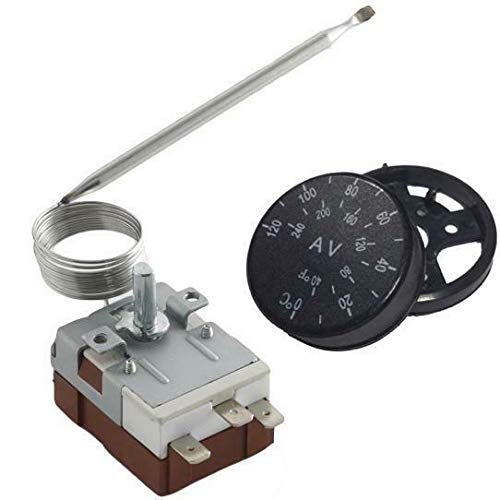 American Volt 30 Row 10AN Hose Fittings Automotive Engine Transmission Oil Cooler Electric Fan Adjustable Thermostat Temperature Controller Switch Wire Kit - Thumbnail 3