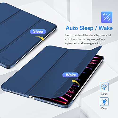 ProCase Case for iPad Pro 12.9" 6th/5th/4th/3rd Gen/iPad Air 13" (M3/M2), Cover for iPad Pro 12.9 Inch 2022 2021 2020 2018/ iPad Air 13 Inch 2025 2024, Slim Stand Hard Back Shell -Darkblue - Image 6