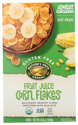 Nature's Path Organic Gluten Free Corn Flakes Fruit Juice Sweetened