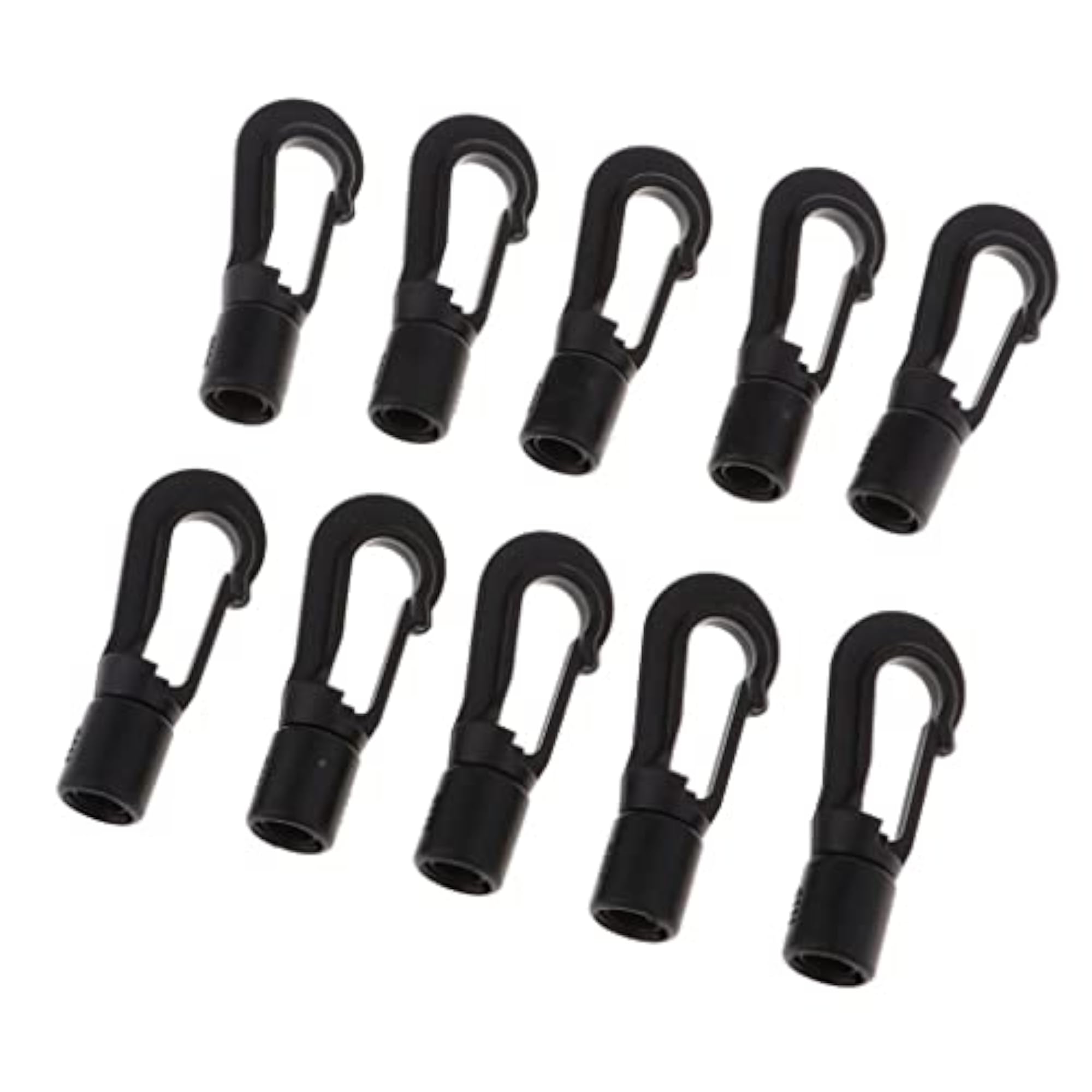 5x Plastic Rope Buckle Outdoor Elastic Rope Hook Snap Clip