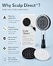 Massager Hair Growth Oil Applicator For Men And Women - Easy, Mess-Free, Precise Control Bask And Lather Scalp Stimulator For Adults - Promo