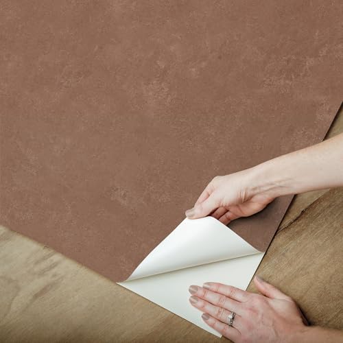 Mr. Kate RoomMates Daphne Limewash Mocha Peel and Stick Wallpaper, RMWS1309 by Mr. Kate - Image 2