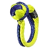 Bubba Rope GatorJaw Soft Shackle (52,300LB Breaking Strength Pro Blue & Yellow)