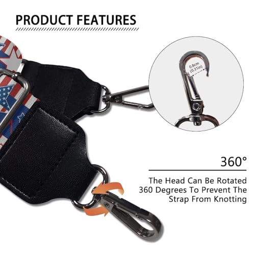 Image of Adjustable Purse Strap Replacement, Wide Shoulder Canvas Bag Strap, Crossbody Handbag Strap