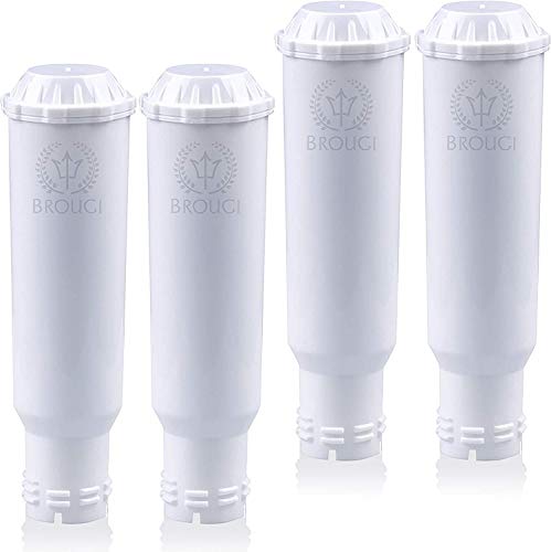 4 x BROUGI Wasserfilter für Krups BOSCH Siemens Melitta Pro Aqua Kaffeevollautomat F088 F08801 Aqua EA Nivona CafeRomatica Surpresso Caffeo Ci Solo Barista TS Gaggenau (4er Pack) Cover