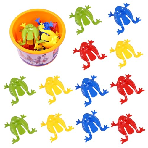 TOYANDONA 1 Set Frosch-Springspielzeug Für Kinder Lernspielzeug Springfrosch Party-Flip- Sprungspielzeug Spielzeug Kleinkind Hüpfspielzeug Baby Weich