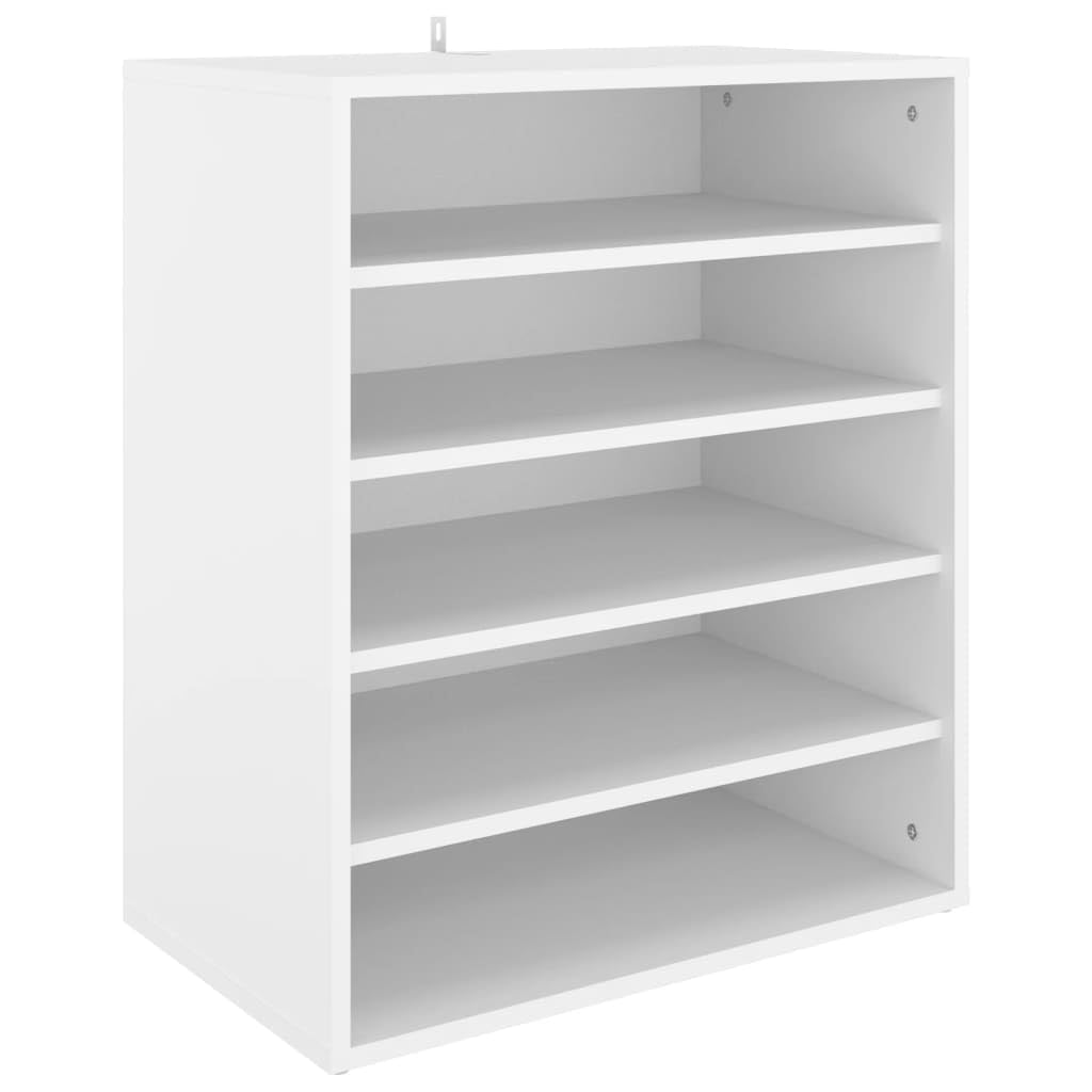 Vidaxl White Shoe Cabinet Household Supplies Wardrobe Storage Organiser Shoe Storage Cabinet Shelf Rack Footwear Stand Cupboard Chipboard