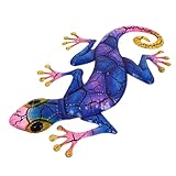 Décoration murale animalière : toucher doux et finitions soignées, idéale pour halloween, les fêtes sur le thème des animaux, etc. décoration murale gecko pour l'extérieur