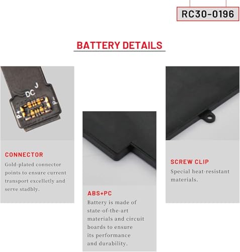 Image of RC30-0196 Laptop Battery Replacement for Razer Blade Stealth 2016 V2 i7-7500u i7-8550u RZ09-0239 RZ09-01962E10 RZ09-01962E12 RZ09-01962E12 RZ09-01962E12 RZ09-0196Z09-00 1962E20 Series