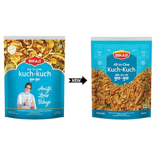Image of Bikaji Kuch Kuch All In 1 | Farsan | Authentic Indian Namkeen | Made in Bikaner | Traditional recipe | Crunchy & Flavourful | Perfect Tea-time Partner | 400g Pack