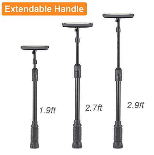 hygger Carbon Fiber 6 in 1 Aquarium Cleaning Tool Kit Algae Scraper Scrubber Pad Sponge Telescopic Handle Fish Tank… - Image 8