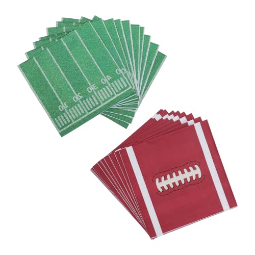 Servilletas de papel temáticas con 80 piezas cuadradas de 16,48 cm 2