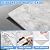 Nuanchu 36 Pcs Peel and Stick Shower Waterproof Tiles Wall Panels 12 x 12 Inch Self Adhesive Backsplash with Ruler Knife & 2 Scrapers for Washroom Bathroom Living Room, Not Real Tile (Grey Marble)
