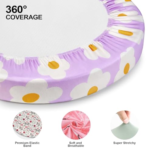 Image of Baby Bassinet Sheets for Baby Boy Girls,4-Pack Fitted Bassinet Sheets Set Compatible with Halo Bassinest Swivel Sleeper,Baby Delight,Angelbliss,32 inchX16 inch (Plant World)
