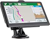 Car GPS Navigation, 2025 Map 7 inch Touch Screen Car GPS, Voice Turn Direction Guidance, Support Speed and Red Light Warning, Install The Latest Map of The United States (Free Update Lifetime Map)