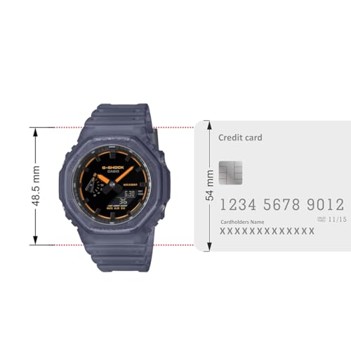 Image of Casio G-Shock GA-2100K-2ADR Analog-Digital Blue & Transparent Watch Men (G1785)