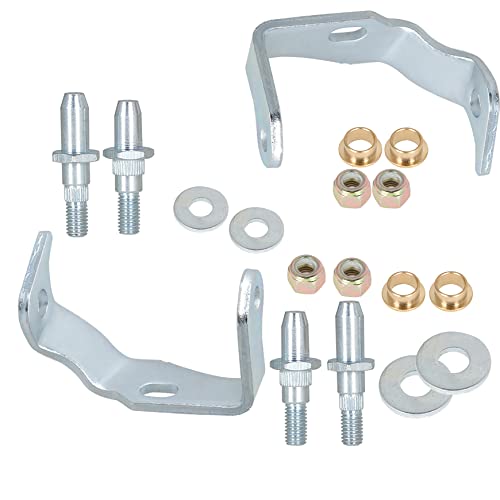 Silscvtt Left Door Hinge Pin and Bushing Kit 38456 Replacement for Chevy 1999-2006 89025539
