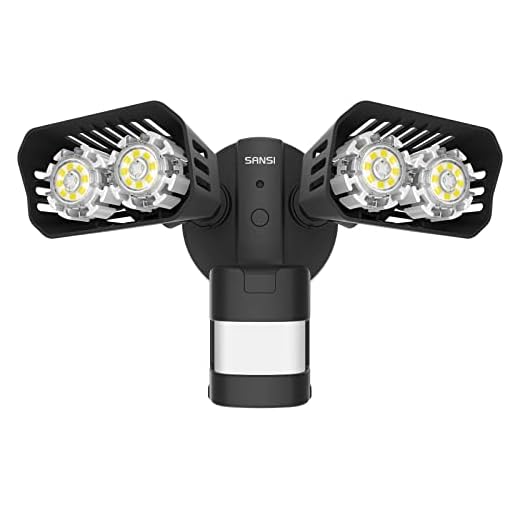 SANSI Projecteur de sécurité avec détecteur de mouvement 18 W 1800 lm