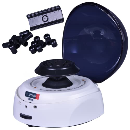 Camlab, mini centrifuga con coperchio, D1008