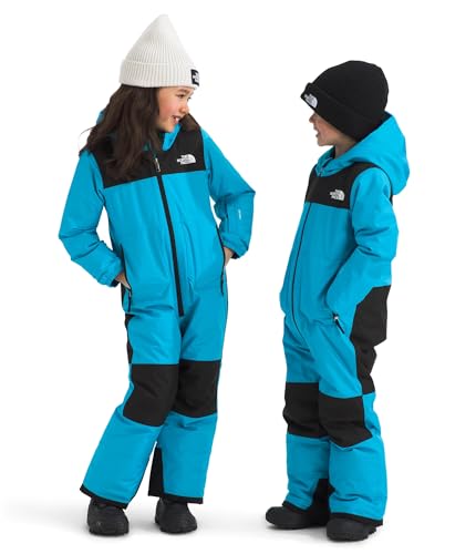 THE NORTH FACE Kids' Freedom Snow Suit | Waterproof & Insulated Ski Suit, Ankle Gaiters, Zip Pockets, Pass Pocket on Sleeve