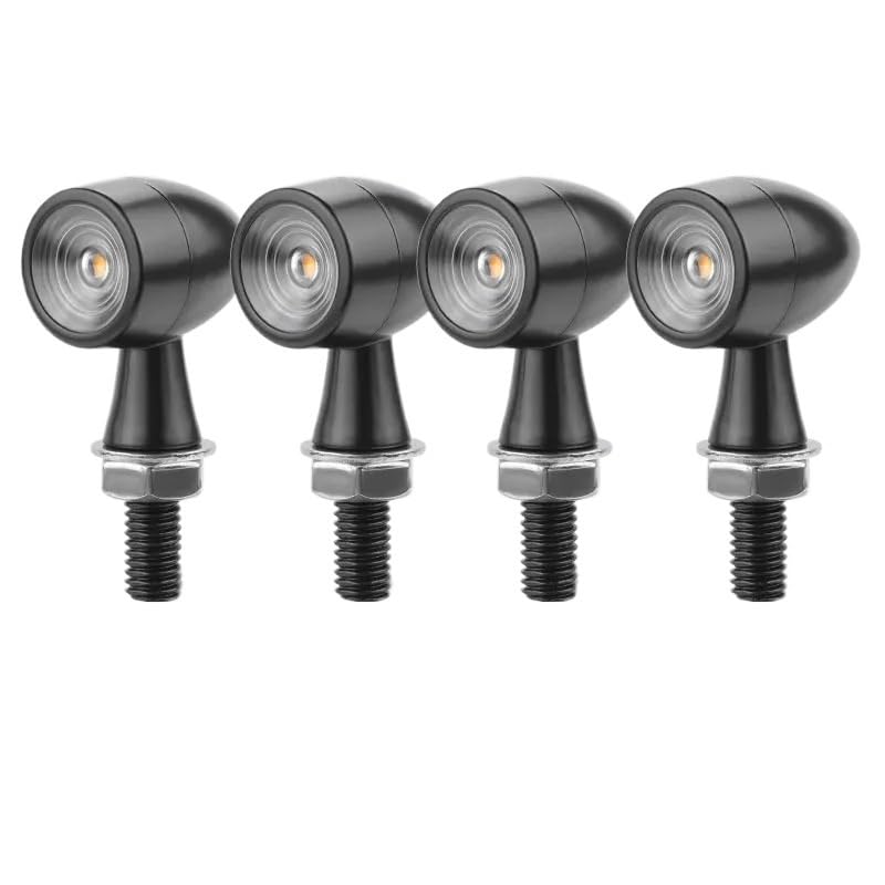 Clignotants moto de rechange en aluminium ambre 8mm pièces pour Bobber Suzuki
