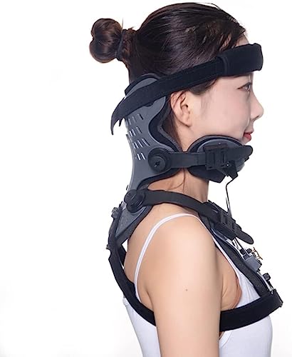 Tractor de columna cervical ajustable ELzEy con soporte de fijación para fracturas 3