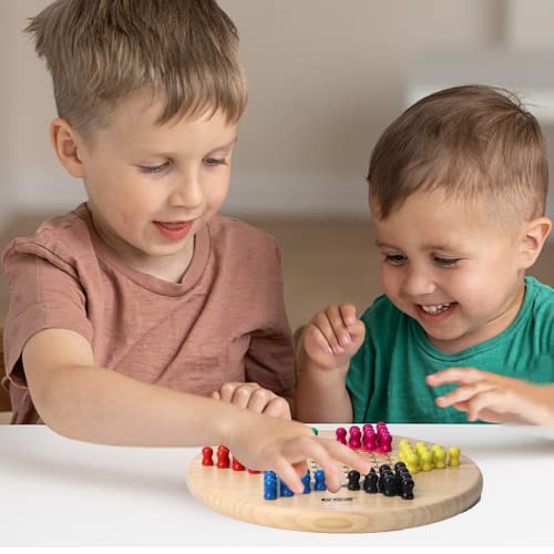 Juego de Mesa Dos en Uno de Damas Chinas y Gobang 11.5" miniatura 6